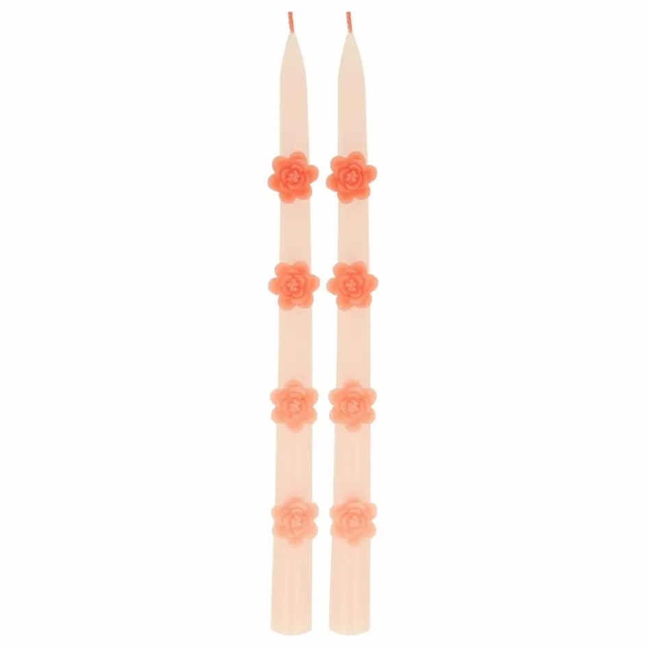 Hot Meri Meri Bougies Fleurs - Set de 2 Rose