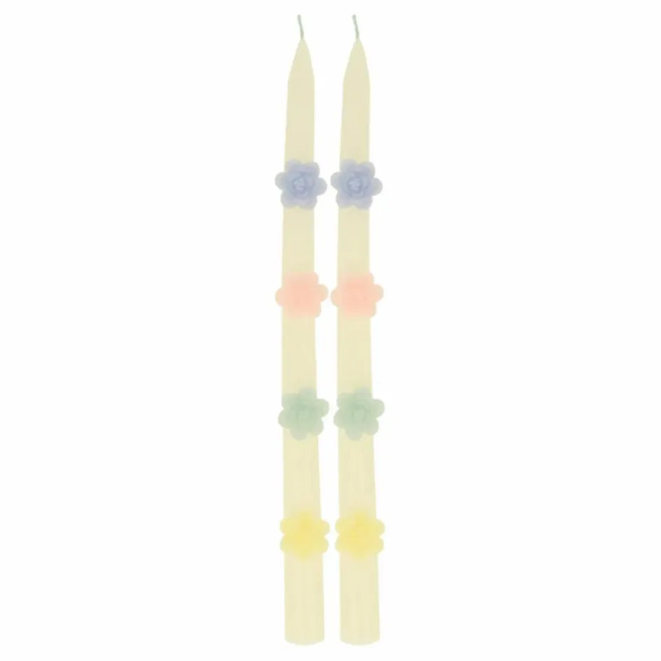 Best Bougies Fleurs - set de 2 | Enfant Décoration De Fête