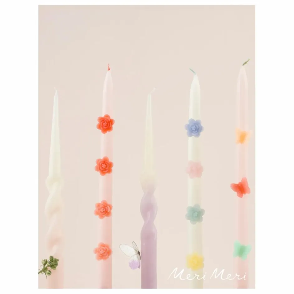 Best Bougies Fleurs - set de 2 | Enfant Décoration De Fête