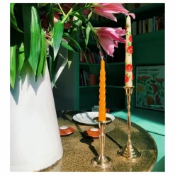 Anna + Nina Bougies Flower - Set de 2|Homme Bougies, Senteurs|Bougies, Senteurs