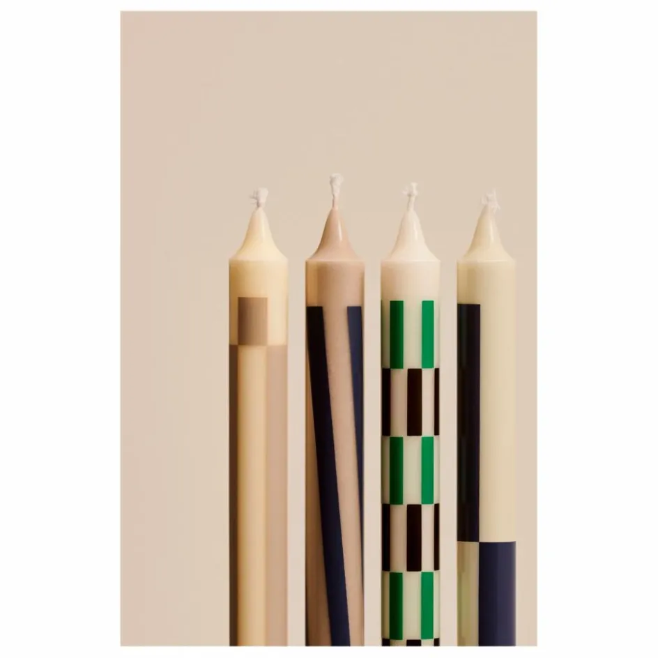 Hay Bougies Pattern - Set de 4 ||Homme Bougies, Senteurs|Bougies, Senteurs