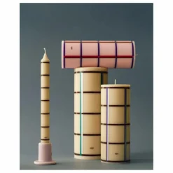 Hot Hay Bougies Pattern - Set de 4 | Vert