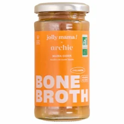 Jolly Mama Bouillon d'os de poule Mama Cider - 6 bouillons de 240 ml| Compléments Alimentaires