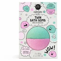 Boule de bain duo rose & vert lagon Enfant Soins Du Corps|Soins Du Corps