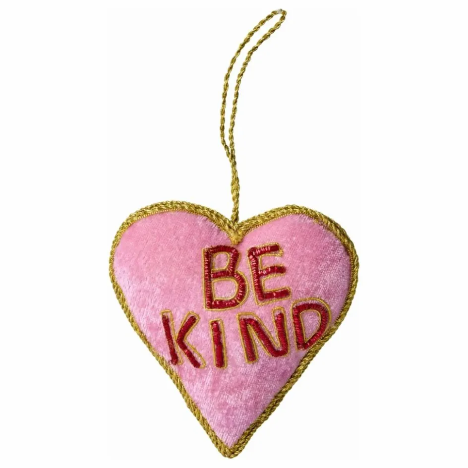 Best Boule de Noël Cœur Be Kind | Enfant Décoration De Fête