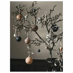 Ferm Living Boule de Noël effet marbré - Set de 4|Enfant Décoration De Fête
