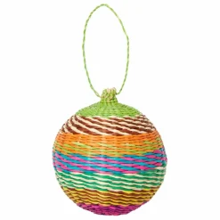 New Boule de noël Jipi en rotin Enfant Décoration De Fête