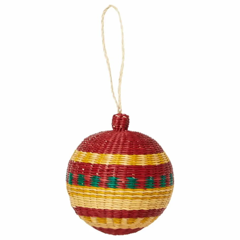 Ames Boule de noël Jipi en rotin|Enfant Décoration De Fête