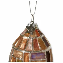 Boule de Noël ovale en verre Enfant Décoration De Fête