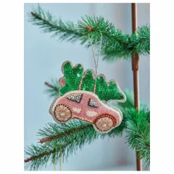Enfant Rice Décoration De Fête*Boule de Noël Voiture et Sapin |