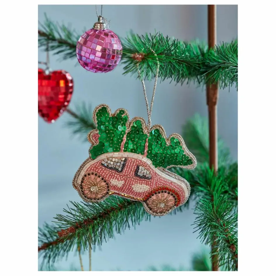 Enfant Rice Décoration De Fête*Boule de Noël Voiture et Sapin |