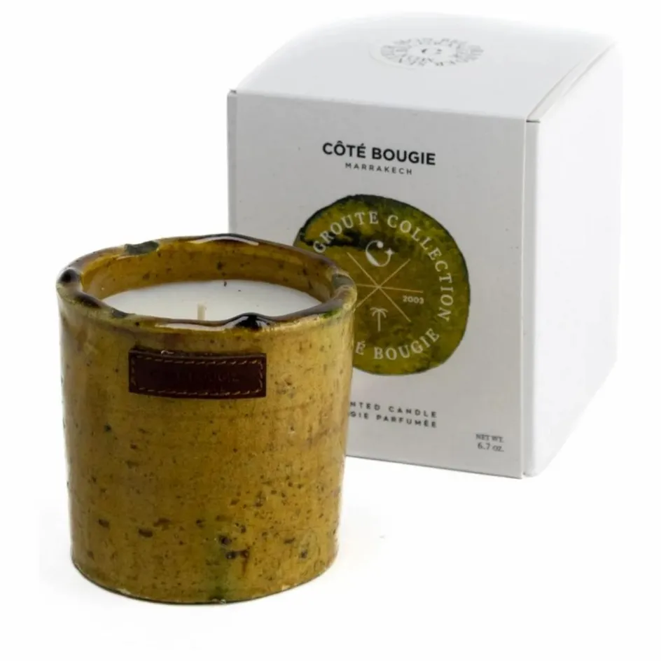 Côté Bougie Bourgie Tamgroute Jaune - Mon Bel Oranger|Homme Bougies, Senteurs|Bougies, Senteurs
