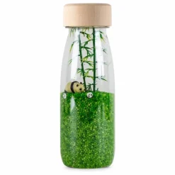 Outlet Petit Boum Bouteille sensorielle Panda Vert