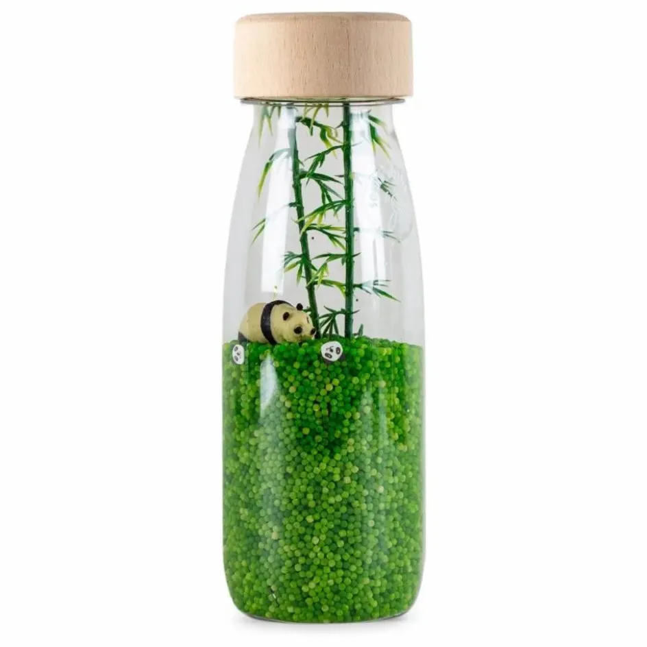 Outlet Petit Boum Bouteille sensorielle Panda Vert