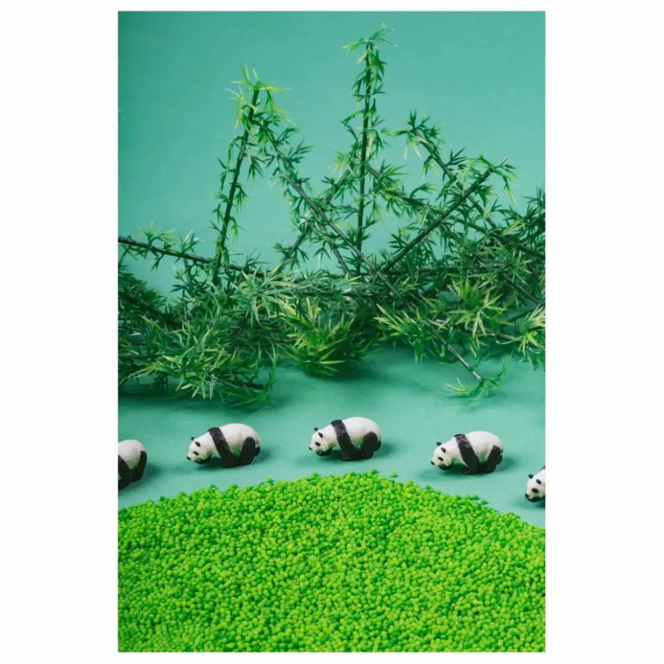 Outlet Petit Boum Bouteille sensorielle Panda Vert