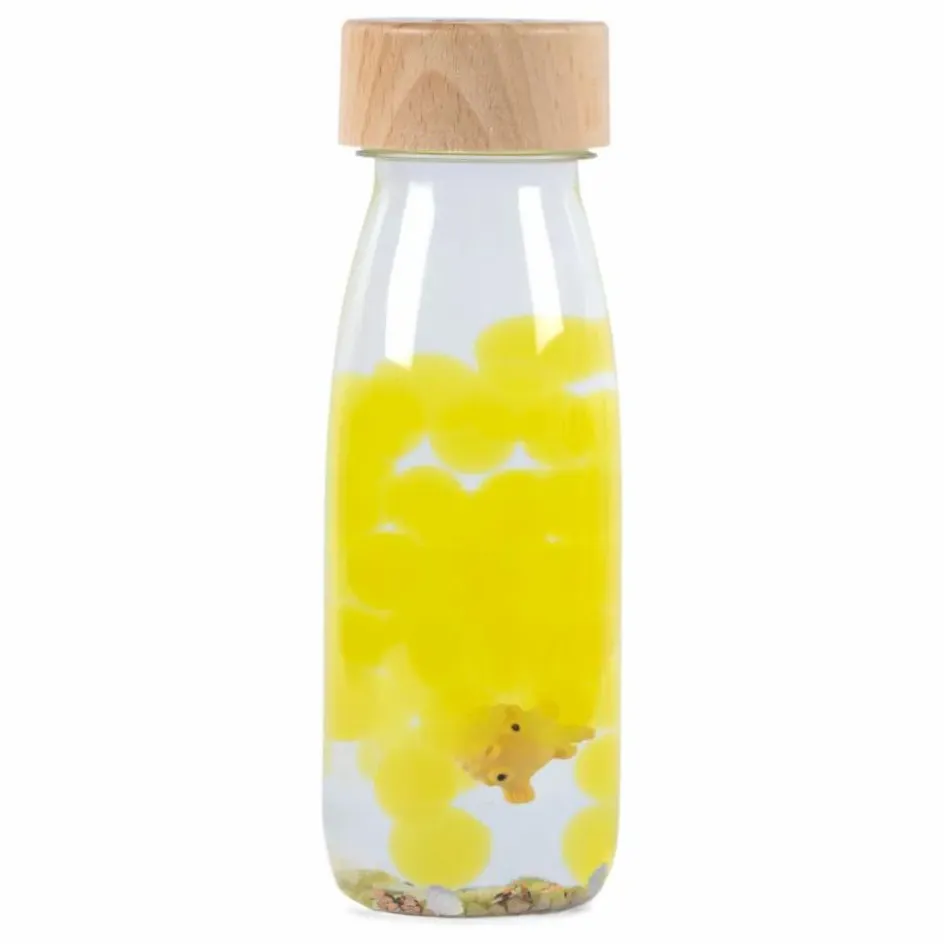 Clearance Petit Boum Bouteille sensorielle Poisson | Jaune
