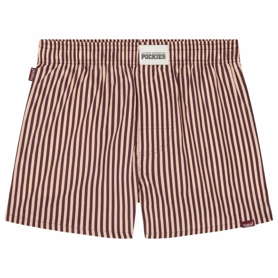 Pockies Boxers Boyfriend Rayés | Rose