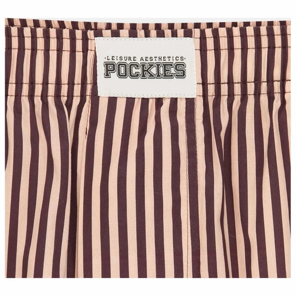 Pockies Boxers Boyfriend Rayés | Rose