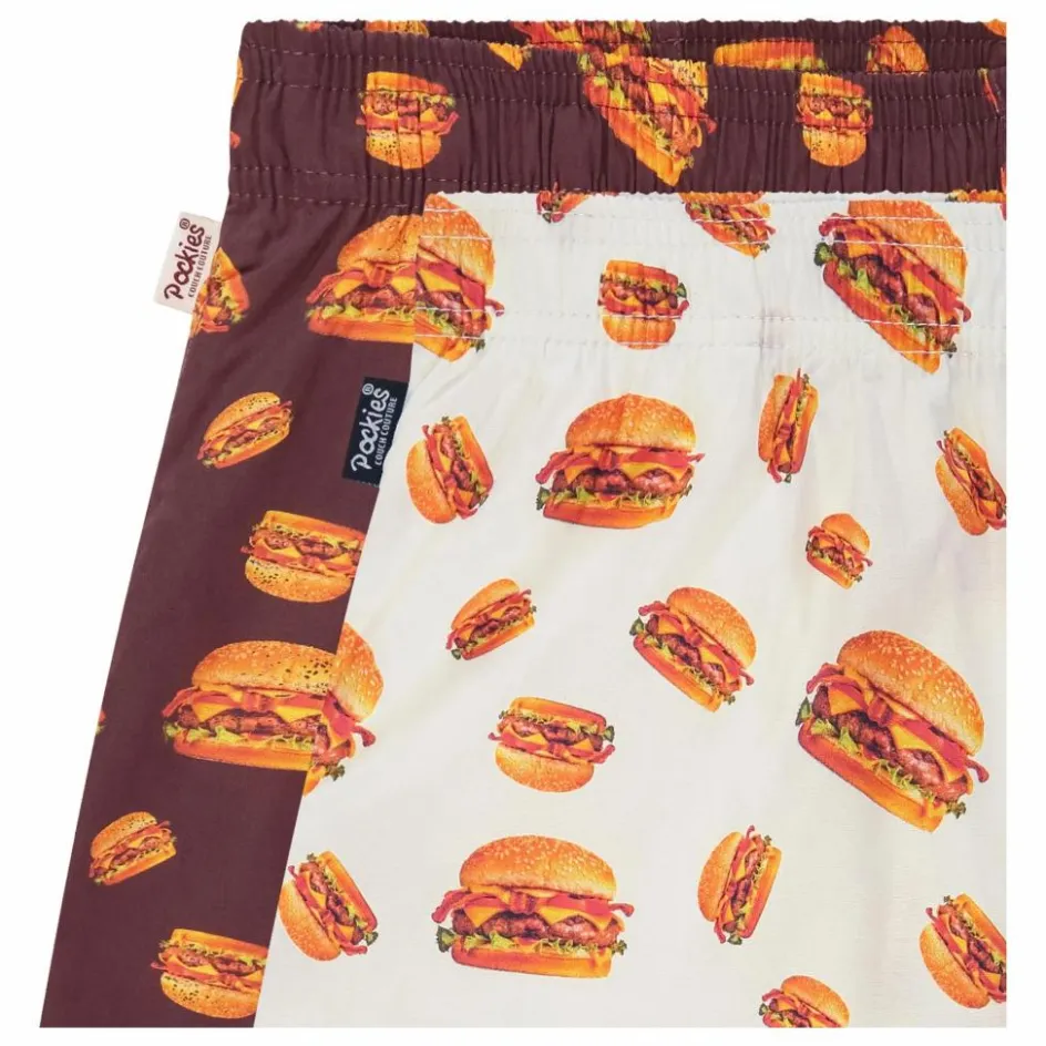 Homme Pockies Sous-Vêtements*Boxers Burger Pack 2 |
