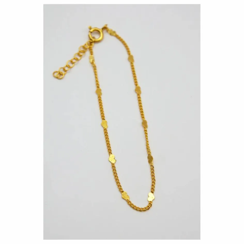 Sale Adorabili Bracelet Chaîne Coeur | Doré