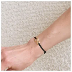Clearance LAH Bracelet Cordon Mini-Infini | Noir