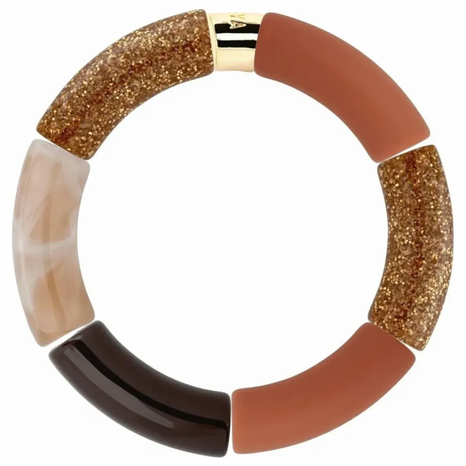 Online Parabaya Bracelets Trio Terra-Ouro | Marron