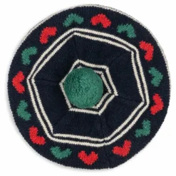 Béret Belou Coeurs Coton Bio | Enfant Accessoires De Mode|Accessoires