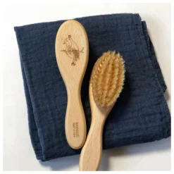 Hot Barnabé aime le café Brosse à cheveux oiseau en et poils de soie Hêtre