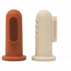 Mushie Brosses à dents bébé - Set de 2 ||Enfant Soins Du Corps|Soins Du Corps