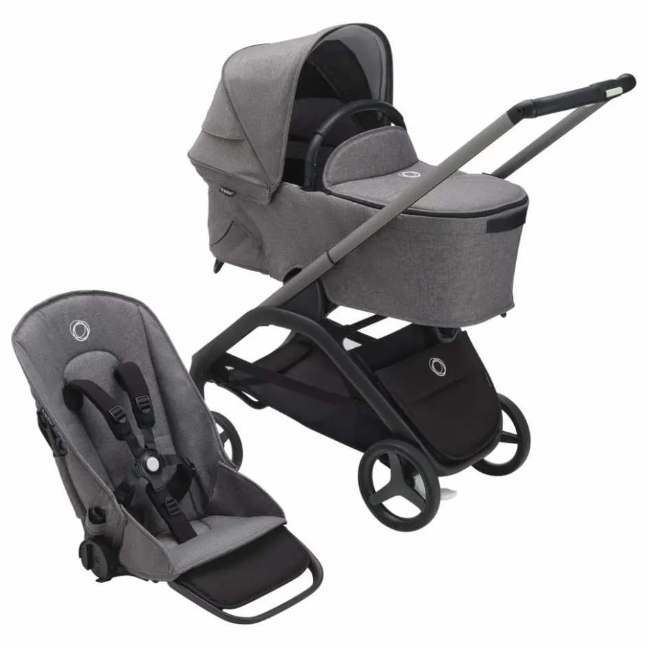 Bugaboo Poussettes|Puériculture*Dragonfly Poussette citadine complète châssis graphite |