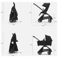 Bugaboo Dragonfly Poussette citadine complète châssis || Poussettes|Puériculture