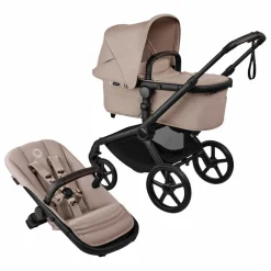 Bugaboo Fox 5 Renew - Poussette tout-terrain complète châssis noir || Poussettes