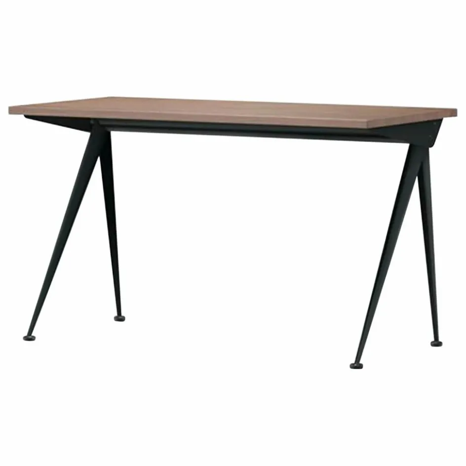 Vitra Tables, Bureaux*Bureau Compas Direction - piètement Noir - Jean Prouvé |