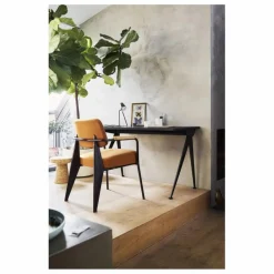 Vitra Tables, Bureaux*Bureau Compas Direction - piètement Noir - Jean Prouvé |