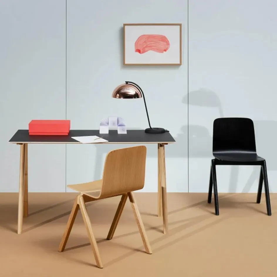 Best Hay Bureau CPH 90, chêne, revêtement , Ronan et Erwann Bouroullec | Noir