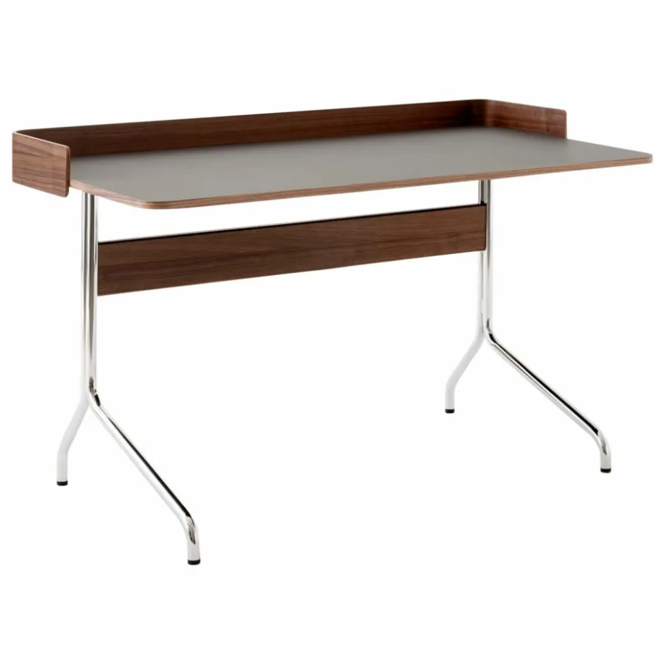 Bureau Pavilion AV17, piètement chromé | Tables, Bureaux