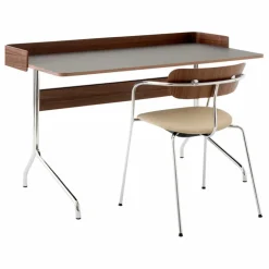 Bureau Pavilion AV17, piètement chromé | Tables, Bureaux