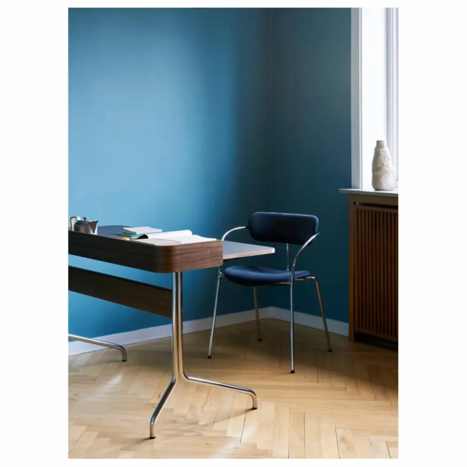 Bureau Pavilion AV17, piètement chromé | Tables, Bureaux