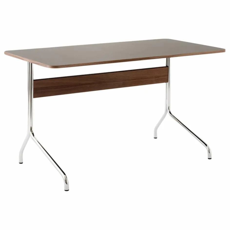& Tradition Tables, Bureaux*Bureau Pavilion AV16, piètement chromé |