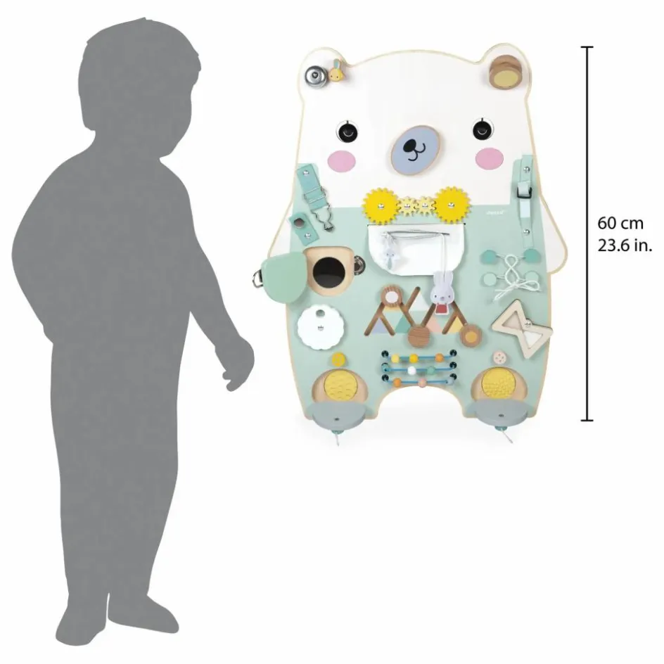 Janod Busy board Ourson| Jouets D'Éveil|Jouets D'Éveil