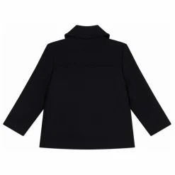 New Petit Bateau Caban Double Boutonnage Laine | Bleu nuit
