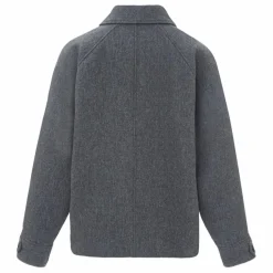 Outlet Pomandère Caban Laine | Gris graphite