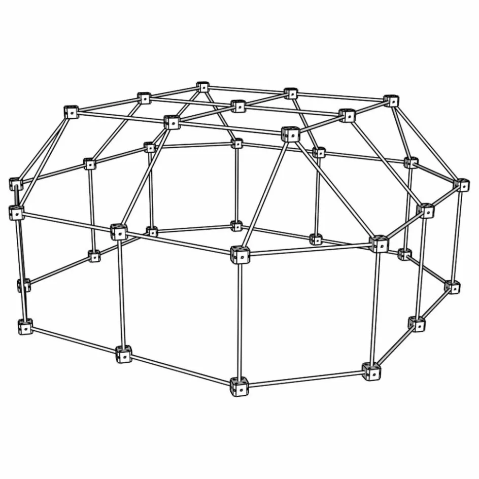 Discount Sarbakane Cabane à construire - Pack Castor - 111 pièces Bois clair