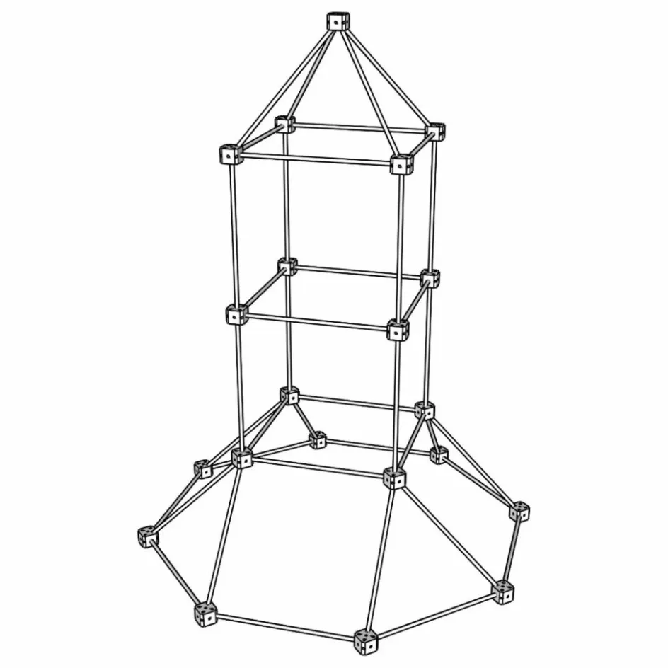 Online Cabane à construire - Pack Ecureuil - 72 pièces Tipis, Cabanes