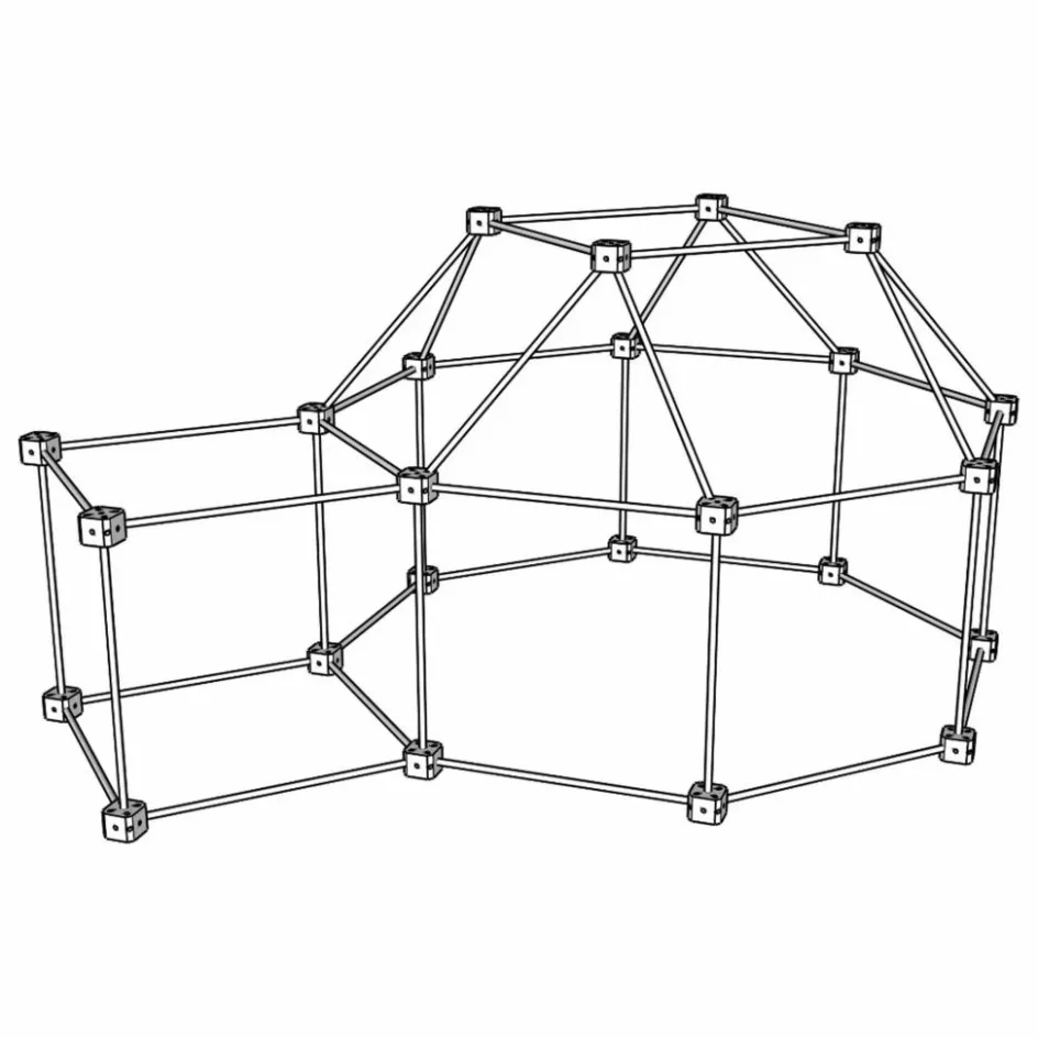 Online Cabane à construire - Pack Ecureuil - 72 pièces Tipis, Cabanes