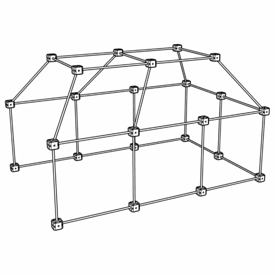 Online Cabane à construire - Pack Ecureuil - 72 pièces Tipis, Cabanes