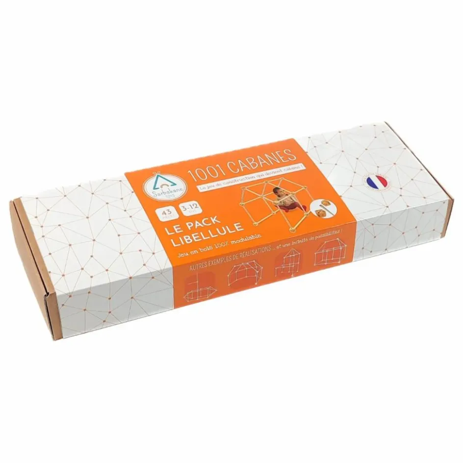Sarbakane Tipis, Cabanes*Cabane à construire - Pack Libellule - 43 pièces
