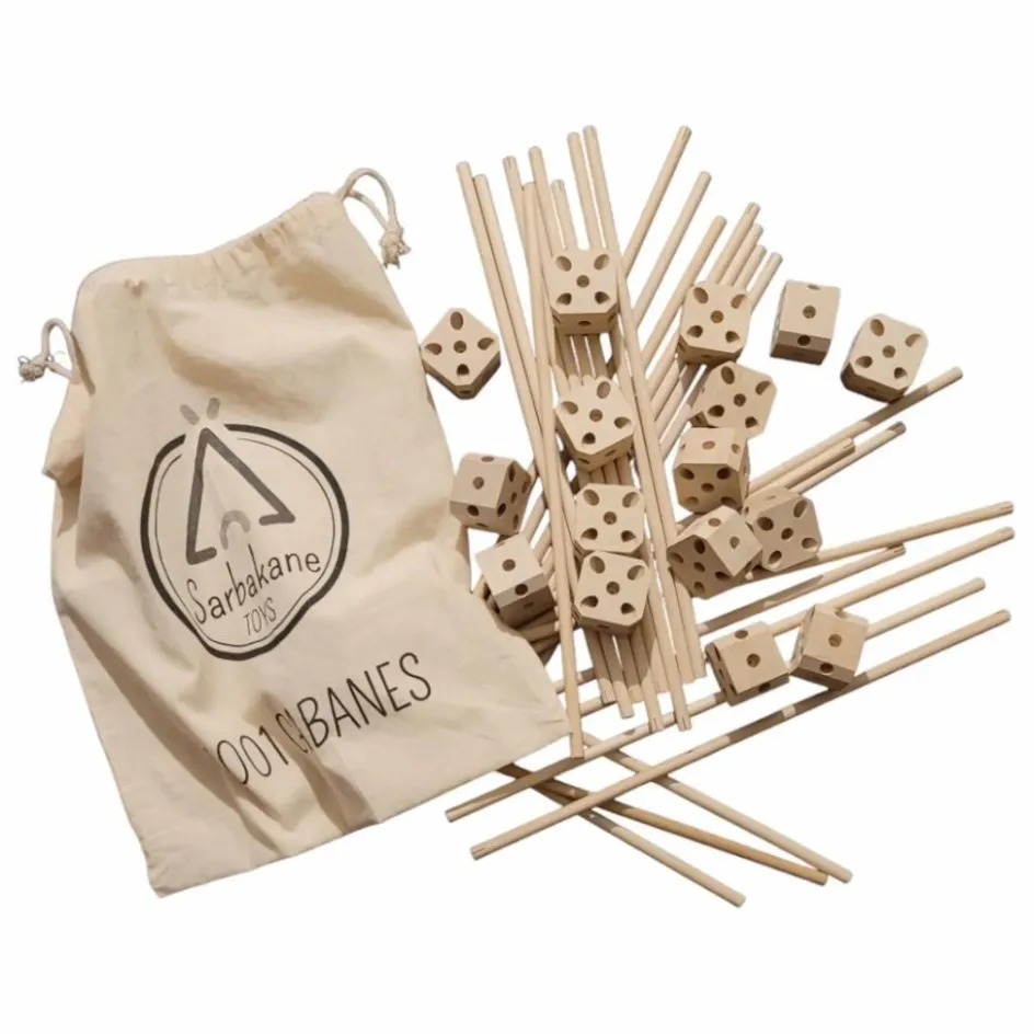 Sarbakane Tipis, Cabanes*Cabane à construire - Pack Libellule - 43 pièces