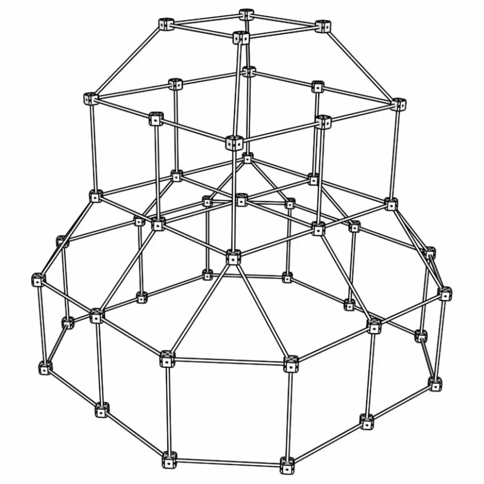 Discount Cabane à construire - Pack Grizzly - 155 pièces Tipis, Cabanes