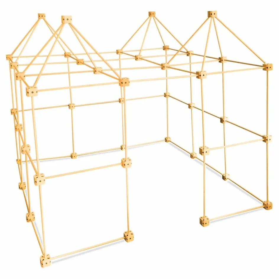 Discount Cabane à construire - Pack Grizzly - 155 pièces Tipis, Cabanes